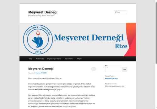 Meşveret Derneği | Meşveret Derneği Resmi Web Sitesi