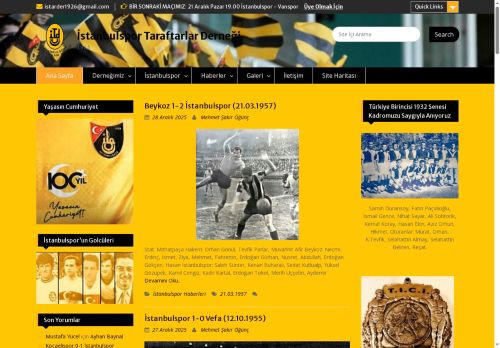 İstanbulspor Taraftarlar Derneği | 1926