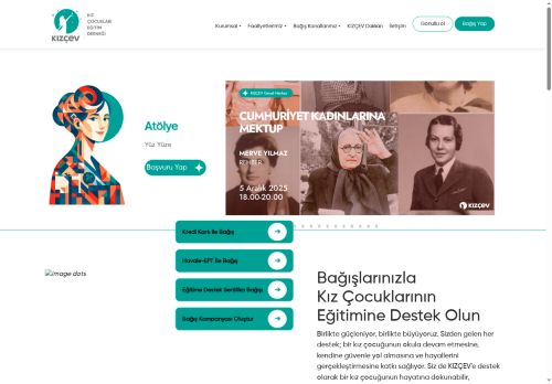 KIZÇEV | Kız Çocukları Eğitim Derneği - Anasayfa