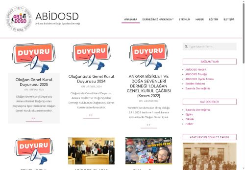 Ankara Bisiklet ve Doğa Sporları Derneği - ABiDOSD