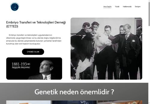 Embriyo Transferi ve Teknolojileri Derneği – ETTED | Embriyo Transferi ve Teknolojileri Derneği (ETTED)