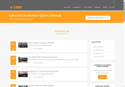 Çukurova Uluslararası Öğrenci Derneği - ÇUDER