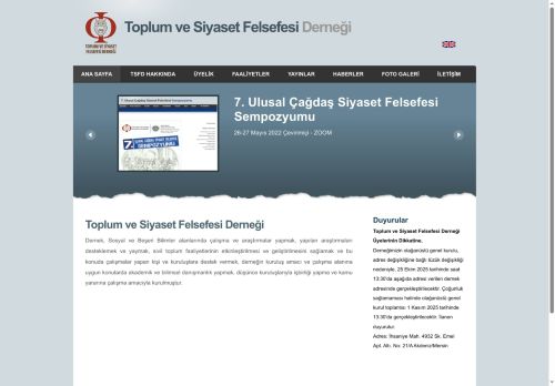 Toplum ve Siyaset Felsefesi Derneği