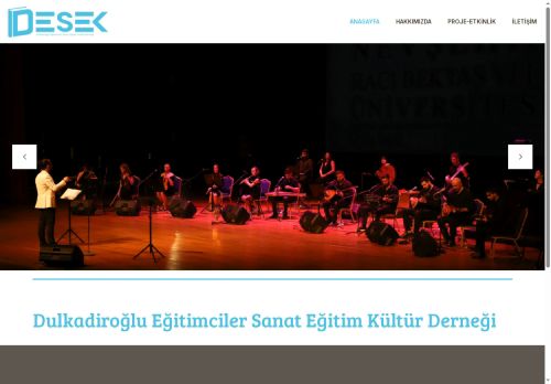 www.desek.org.tr – Dulkadiroğlu Eğitimciler, Sanat, Eğitim, Kültür Derneği