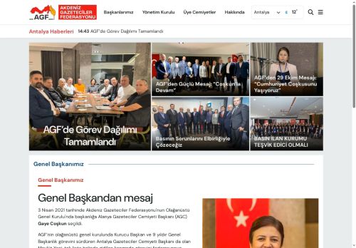 AGF - Akdeniz Gazeteciler Federasyonu