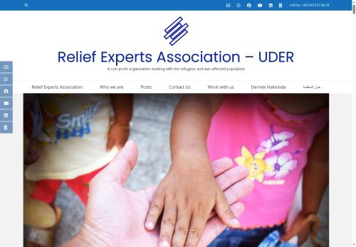 A non-profit organization working with the refugees and war-affected population - Relief Experts Association - UDER