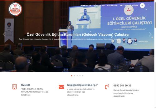 ÖZGEK › Özel Güvenlik Eğitim Kurumları Derneği