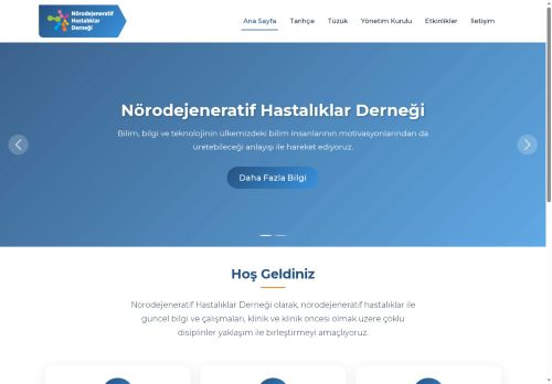 Nörodejeneratif Hastalıklar Derneği - Ana Sayfa