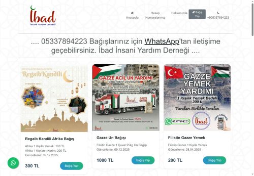 İbad İnsani Yardım Derneği - İbad Yardım