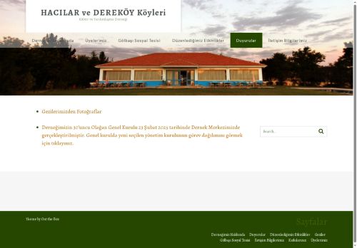 HACILAR ve DEREKÖY Köyleri – Kültür ve Yardımlaşma Derneği