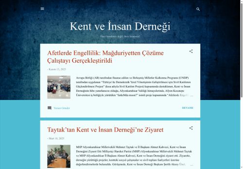 Kent ve İnsan Derneği