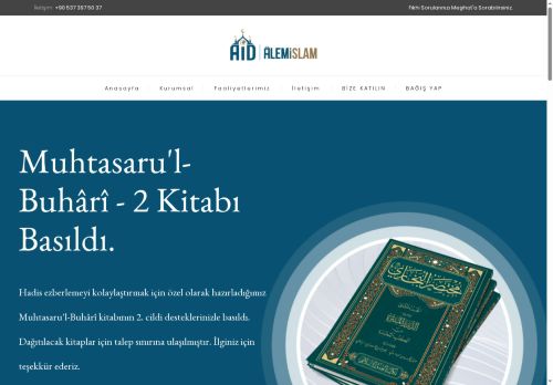 ALEMİ İSLAM İLİM VE HİZMET DERNEĞİ - Anasayfa