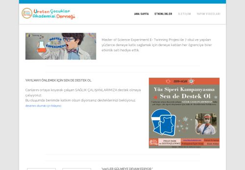 ÜRETEN ÇOCUKLAR AKADEMİSİ DERNEĞİ – Ü R E T E N ÇOCUKLAR İ Ç İ N EL E L E…