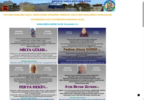 Kıbrıscık Yazıca Köyü Web Sitesi