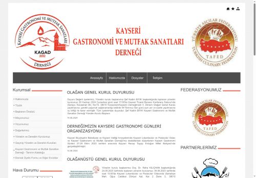 KAGAD - Kayseri Gastronomi ve Mutfak Sanatları Derneği