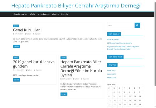 Hepato Pankreato Biliyer Cerrahi Araştırma Derneği