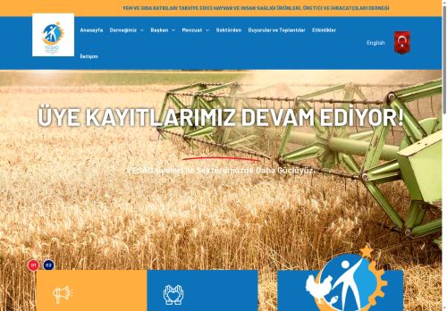 YEM VE GIDA KATKILARI TAKVİYE EDİCİ HAYVAN VE İNSAN SAĞLIĞI ÜRÜNLERİ, ÜRETİCİ VE İHRACATÇILARI DERNEĞİ - YESAD