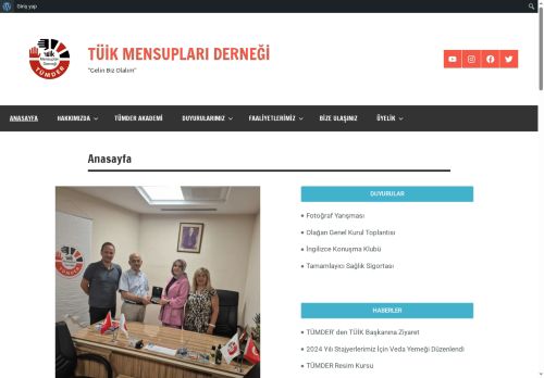 TÜİK MENSUPLARI DERNEĞİ - Anasayfa