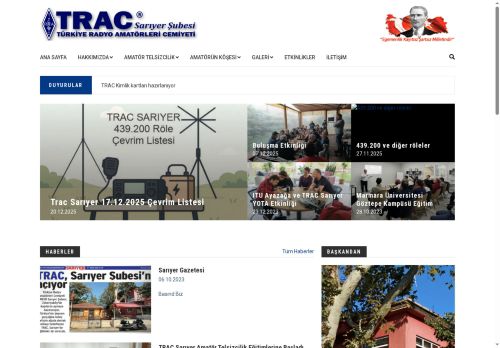 Türkiye Radyo Amatörleri Cemiyeti Sarıyer Şubesi