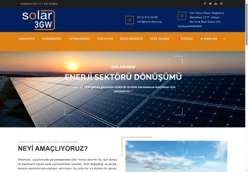 Solar3GW - Anasayfa