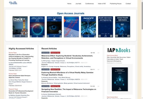 İzmir Akademi Yayınevi - IA Publishing House - Izmir Academy Publishing House