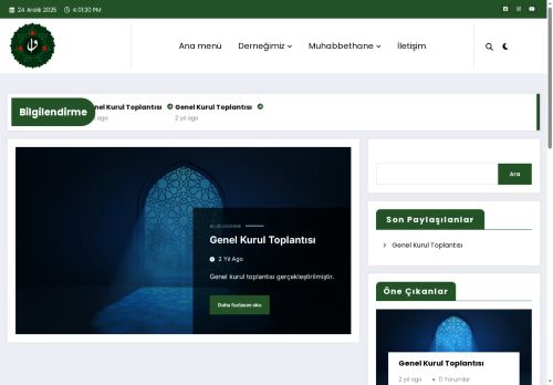 Kültür ve Dayanışma Derneği - Fahri Alem İlm-i Hikmet