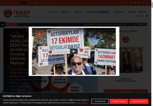 Türkiye Emekli Astsubaylar Derneği - Türkiye Emekli Astsubaylar Derneği TEMAD Ana Sayfa