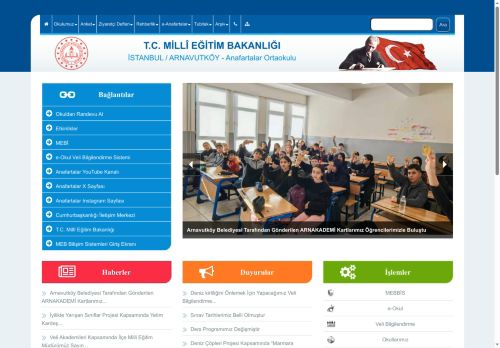 Anafartalar Ortaokulu - İSTANBUL / ARNAVUTKÖY