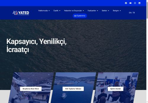 Anasayfa - YATED - Yat ve Tekne Endüstrisi Derneği
