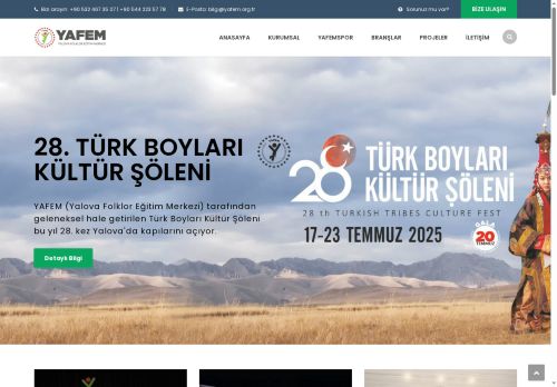 YAFEM | Yalova Folklor Eğitim Merkezi ve Gençlik Spor Kulübü Derneği