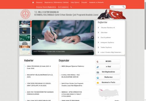 Şehit Erhan Dündar Çok Programlı Anadolu Lisesi - İSTANBUL / SULTANGAZİ