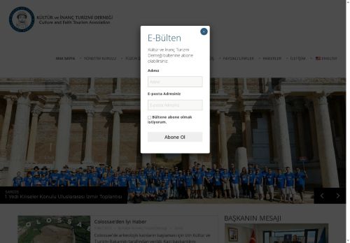 Kültür ve İnanç Turizmi Derneği - Ana Sayfa
