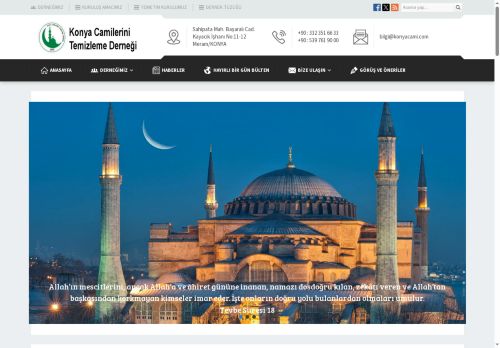 Konya Camilerini Temizleme Derneği – Camilerimiz Temiz Olsun.