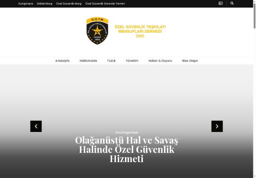 Özel Güvenlik Teşkilatı Mensupları Derneği – Özel Güvenlik Teşkilatı Mensupları Derneği