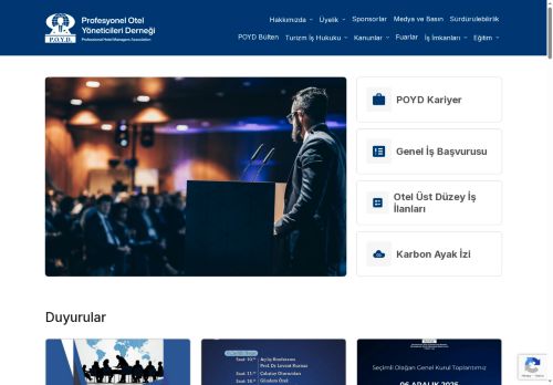 Profesyonel Otel Yöneticileri Derneği - POYD