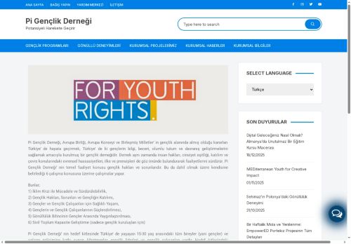 Pi Gençlik Derneği – Potansiyeli Harekete Geçirir