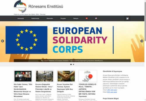 Rönesans Enstitüsü – Doğa ile uyumlu yaşam için Eğitim, Bilim, Teknoloji