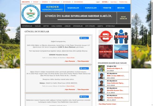 Kendirli Egitim Kültür ve Sosyal Dayanisma Dernegi | KENDER