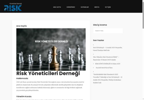 Risk Yöneticileri Derneği – Risk.org.tr
