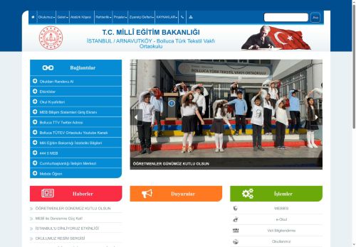 Bolluca Türk Tekstil Vakfı Ortaokulu - İSTANBUL / ARNAVUTKÖY