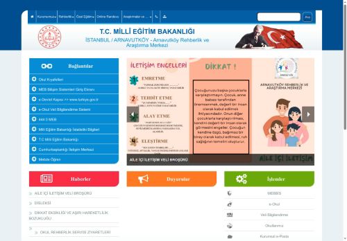 Arnavutköy Rehberlik ve Araştırma Merkezi - İSTANBUL / ARNAVUTKÖY