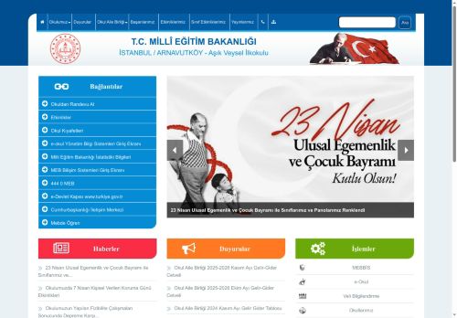 Aşık Veysel İlkokulu - İSTANBUL / ARNAVUTKÖY