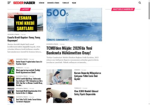 Ulusal Haber Platformu - Seder Haber