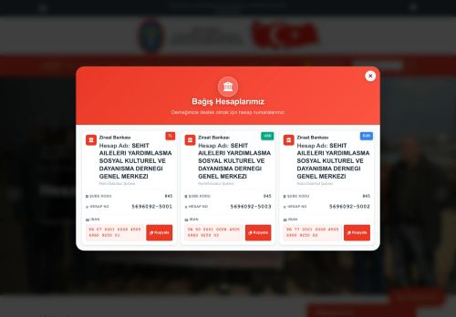 Şehit Aileleri Derneği - Ana Sayfa