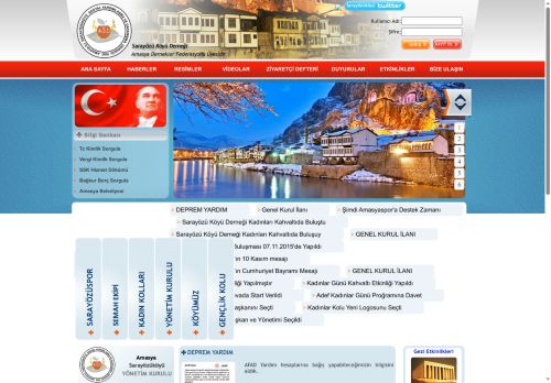 sarayozudernegi.com - Sarayözü Derneği Resmi Web Sitesi ®, Amasya Sarayözü Derneği, Amasya Sarayüzü Köyü