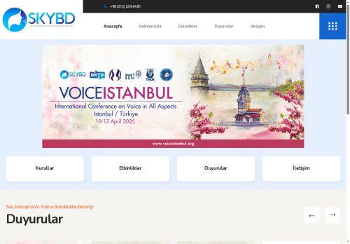 Anasayfa || Ses, Konuşma ve Yutma Bozuklukları Derneği