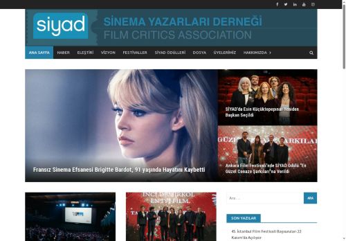 siyad.net – Sinema Yazarları Derneği Resmi Web Sitesi