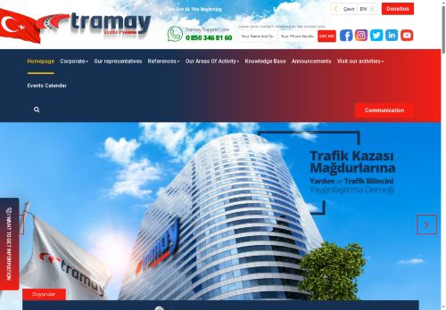 Tramay | Trafik Kazası Mağdurlarına Yardım ve Trafik Bilincini Yaygınlaştırma Derneği