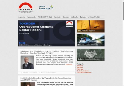 TOKKDER – Tüm Oto Kiralama ve Mobilite Kuruluşları Derneği