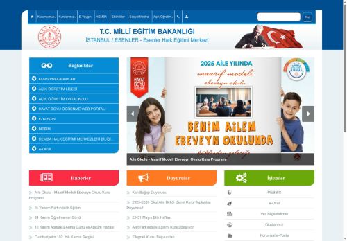 Esenler Halk Eğitimi Merkezi - İSTANBUL / ESENLER